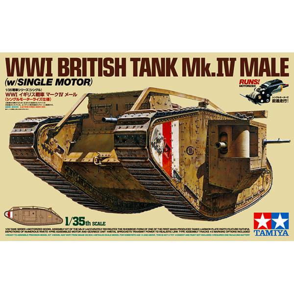 TMY-30057 British Tank Mk.IV Male 1st G.M.