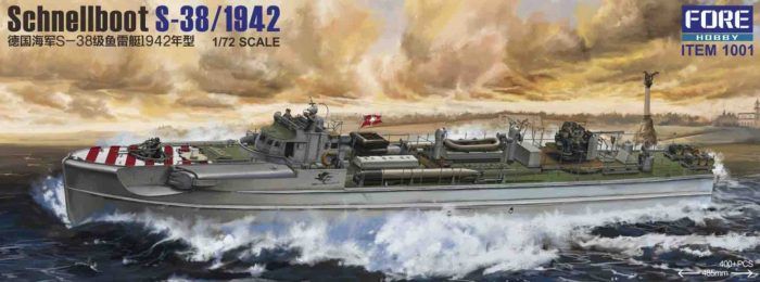 schnellboot 1/72 scale model ship S38