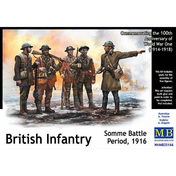 iFiguras de infanteria británica 1916