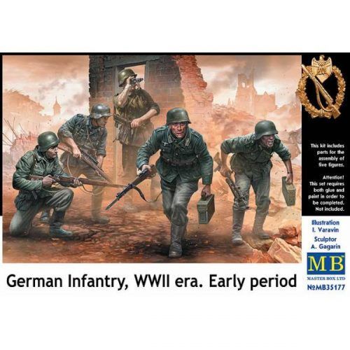 Figuras de infantería alemana