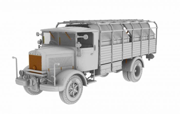 Italian ammunition transport truck