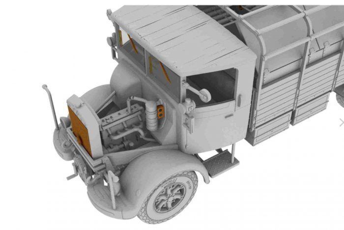 Model Italian ammunition transport truck