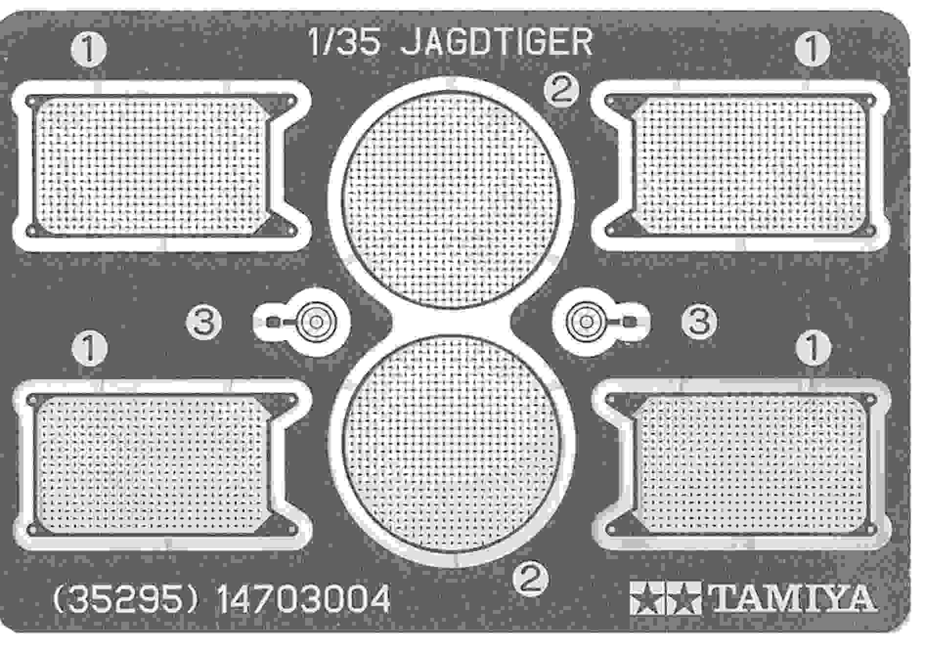 35295 Jagdtiger photoetched parts
