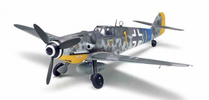 61117 bf109 g-6 painted