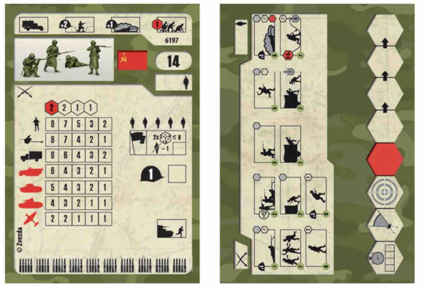 6197 infanteria sovietica 41-42 cards
