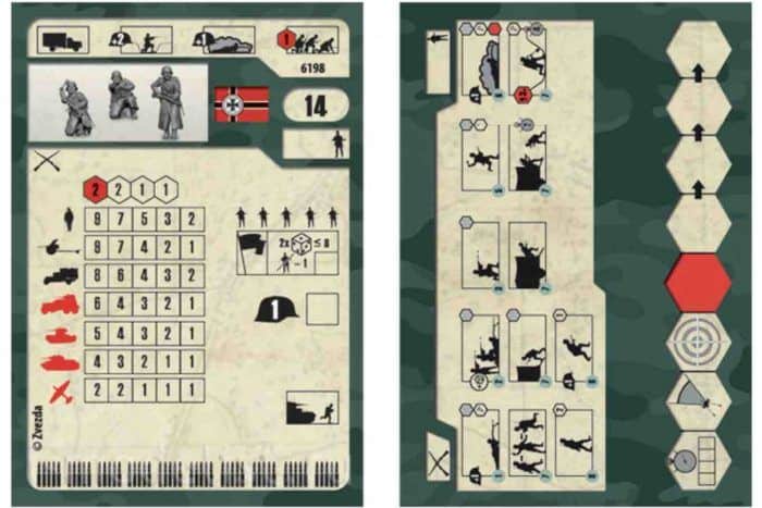 6198 german soldiers winter cards