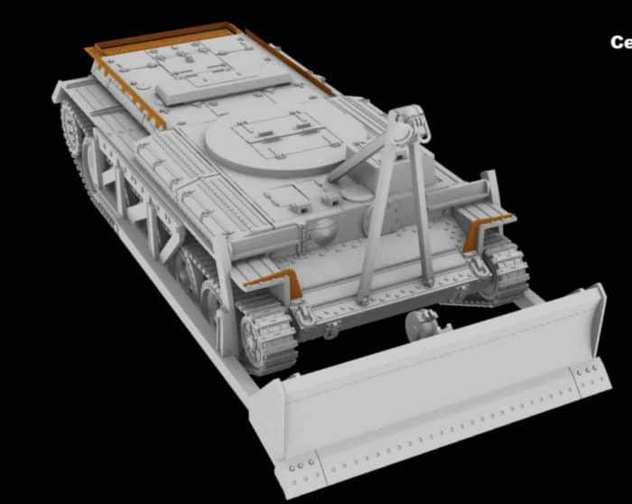 72110 centaur dozer tank front