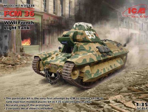 ICM-35336-french light tank-FCM36-boxart