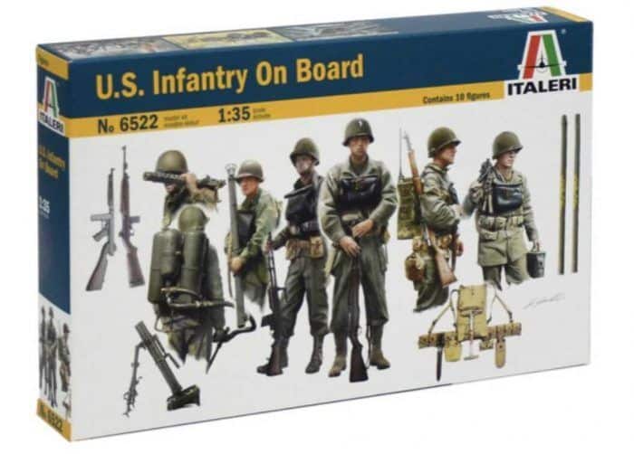 6522 US infantry on board boxart
