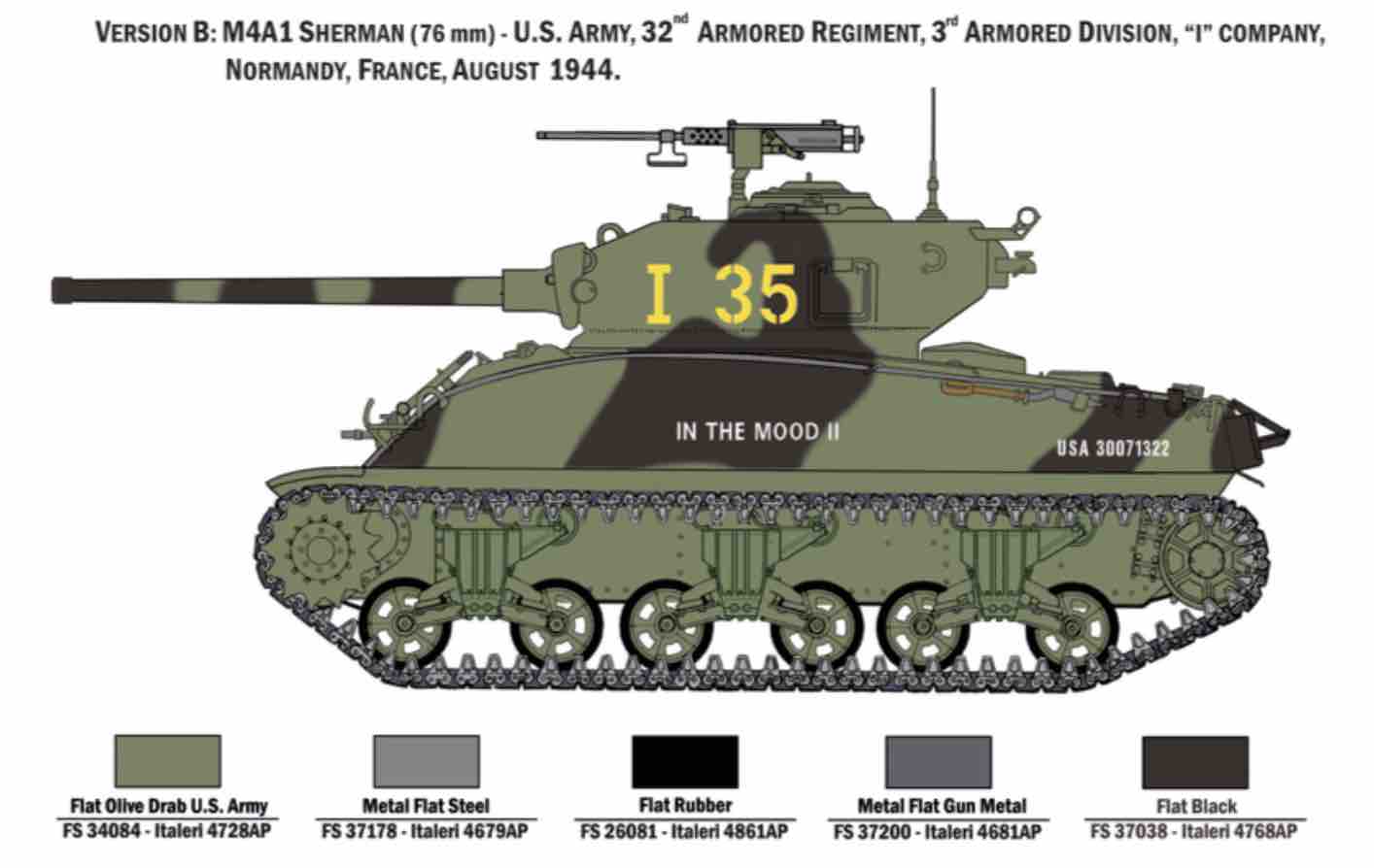 6568 M4A1 Sherman agosto 44