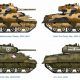 7511 M4A2 Sherman III esquemas