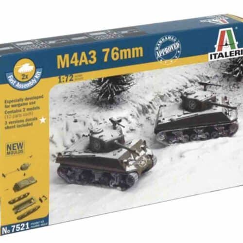 7521 sherman M4A3 75mm boxart