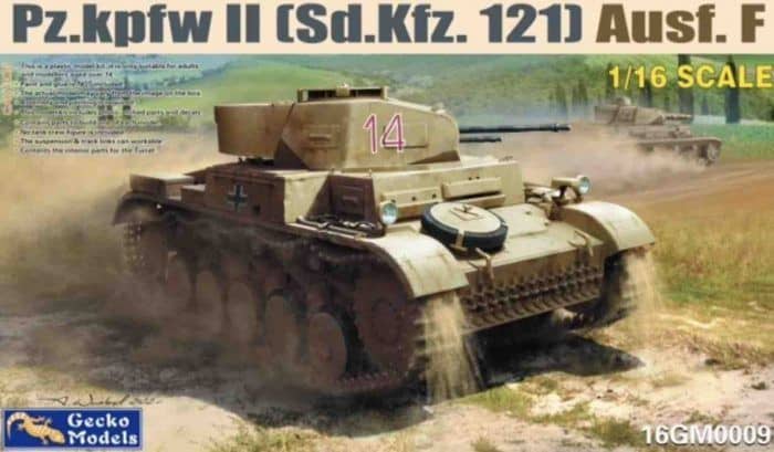 16GM0009 Panzer II ausf F boxart