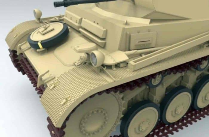 16GM0009 Panzer II ausf F casco