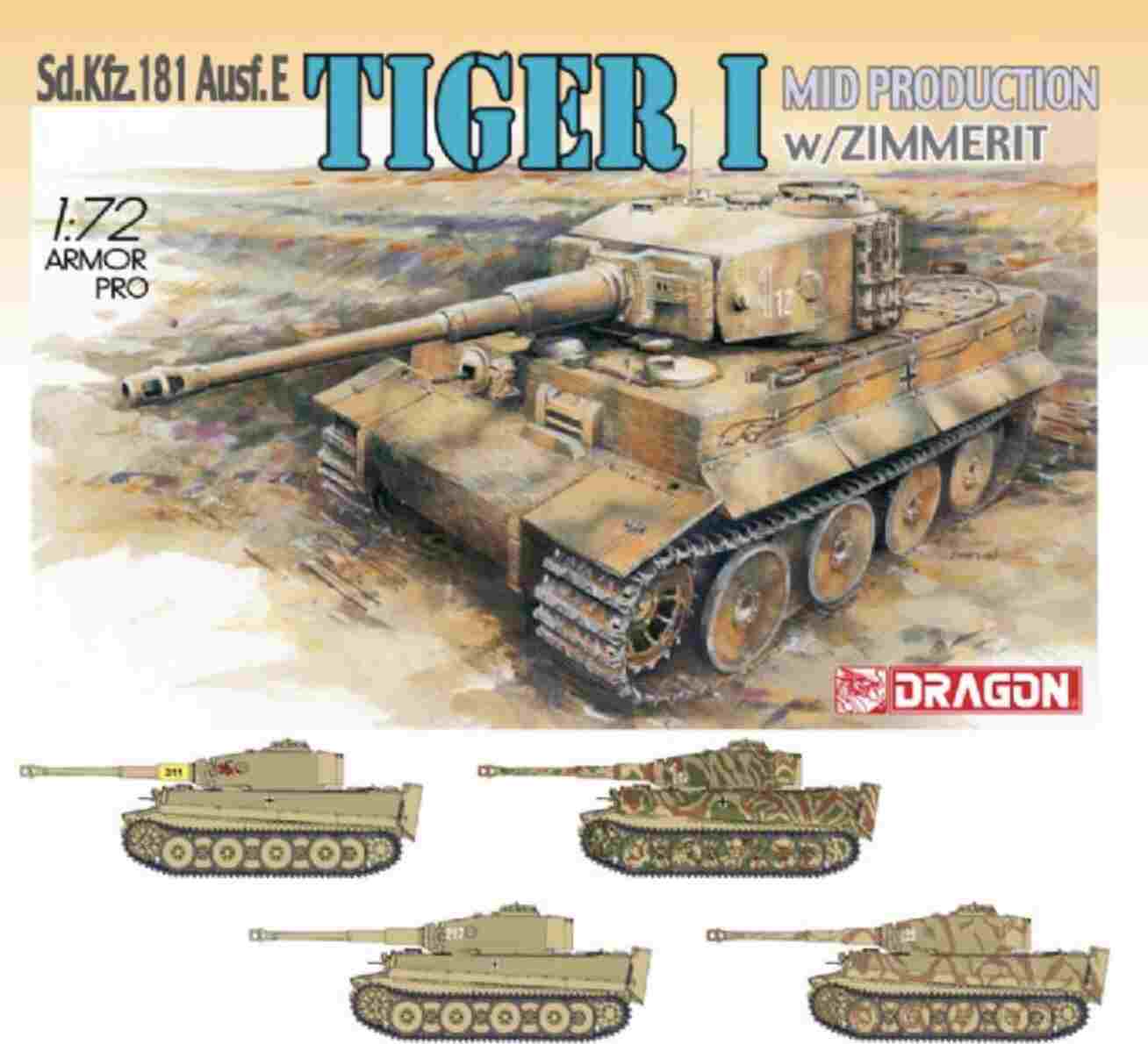 DRG-7251 tiger I inicial boxart