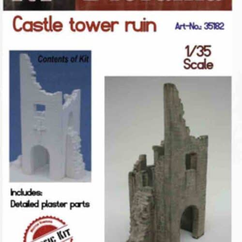 RT 35182 castle ruins drawing