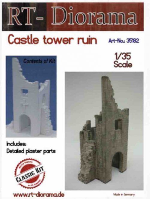RT 35182 castle ruins drawing