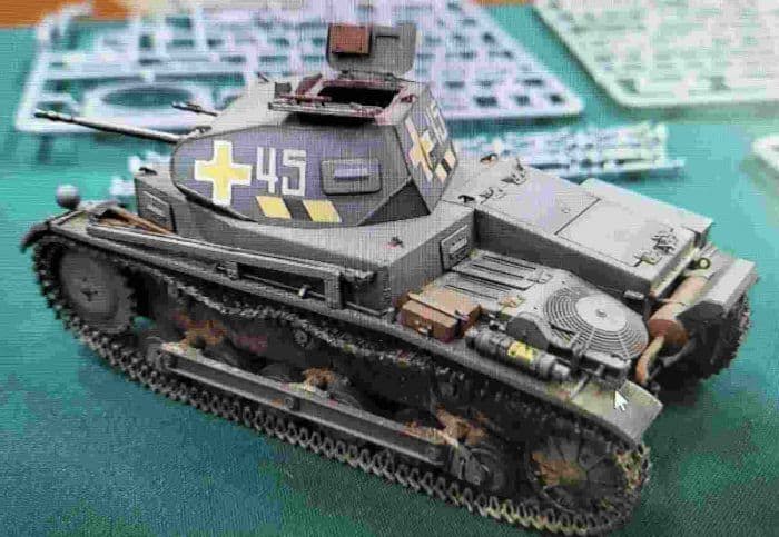 35076 Panzer II Ausf a2 montado