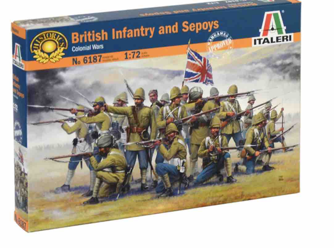 6187 infanteria británica y cipayos boxart