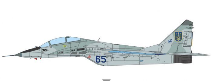 72902 Ukrainian MiG 29UB scheme 1