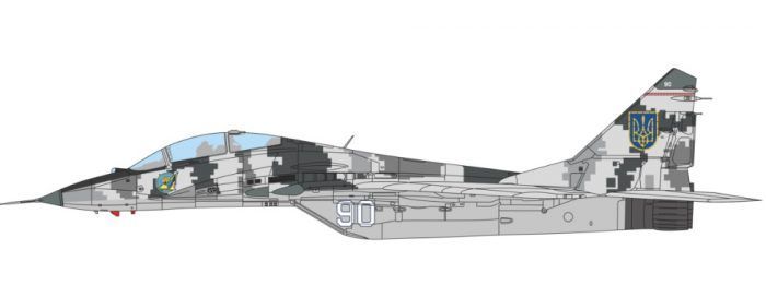 72902 Ukrainian MiG 29UB scheme 5
