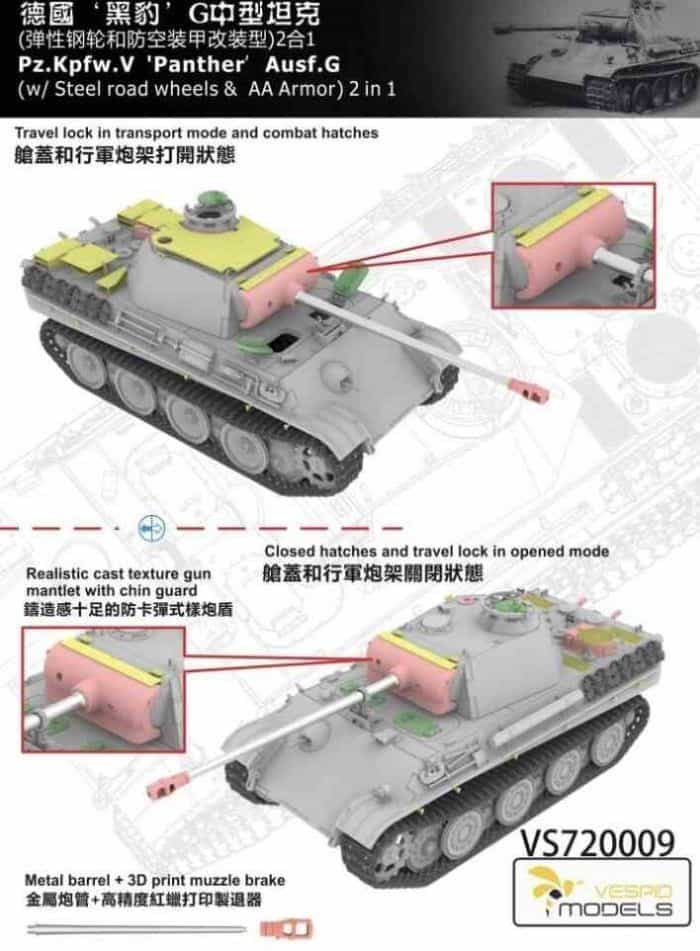 VS720009 panther ausf g manetele