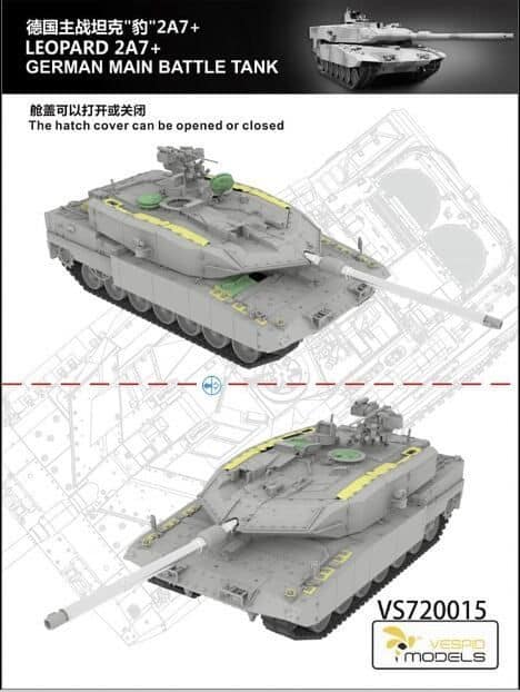 VS720015 Leopard 2 A7 detalle