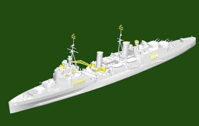 06701 HMS Belfast rendering