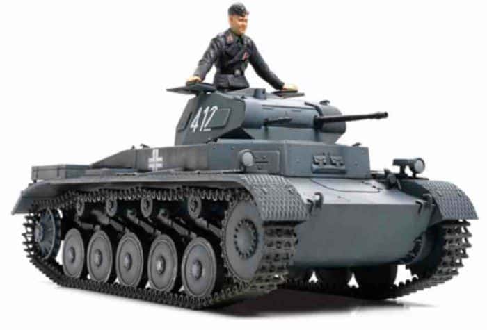 35292 Panzer II Ausf A B C assembled