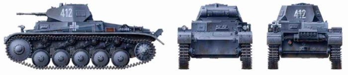 35292 Panzer II Ausf A B C pintura