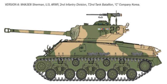 6586 Sherman Corea esquema 1