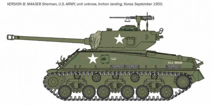 6586 Sherman Corea esquema 2