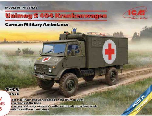 35138 Unimog S 404 ambulance boxart
