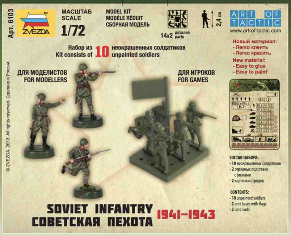 6103 infanteria soviética 41-43 reverso
