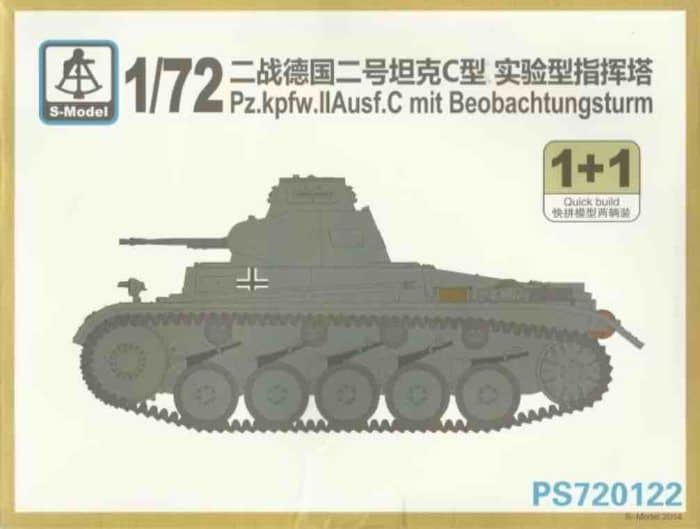 PS720122 Panzer II Ausf B with boxart cupola