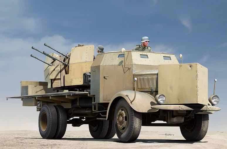 09596 L4500A with Flak 38 drawing