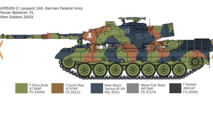 6481 Leopard 1 A5 scheme 3