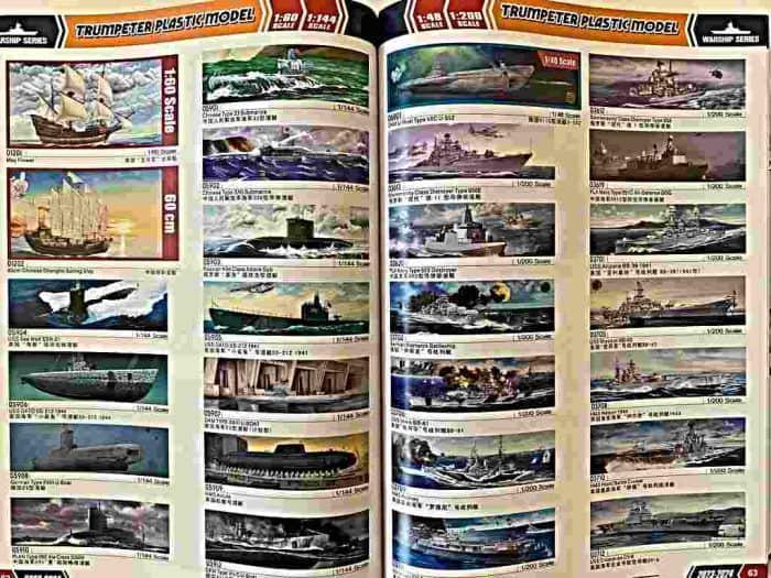 trumpeter ships catalog