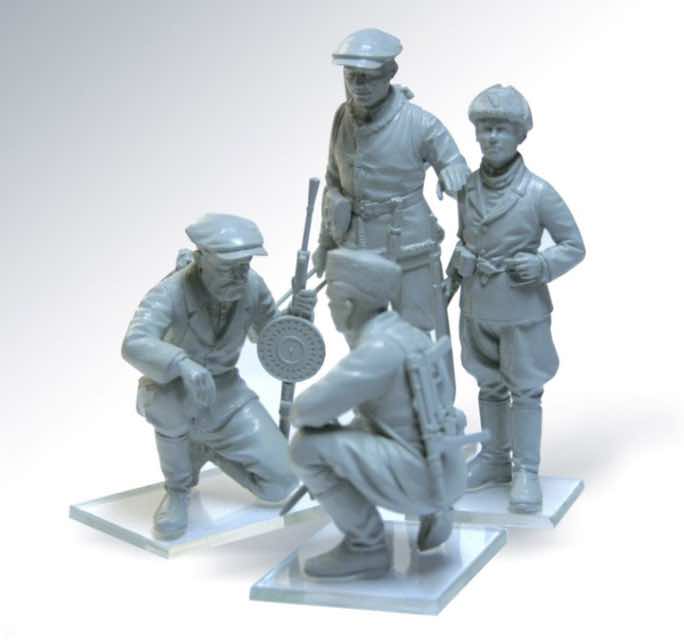 35631 soviet partisans figurines