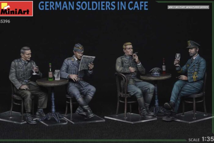 35396 german soldiers in cafe pintados