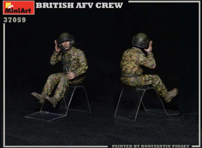 37059 british afv crew sentado