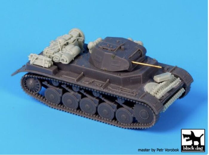 T72067 panzer II ausf c complementos frontal