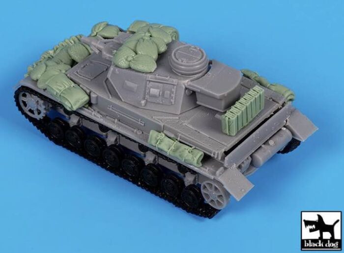 T72123 accesorios panzer iv trasera