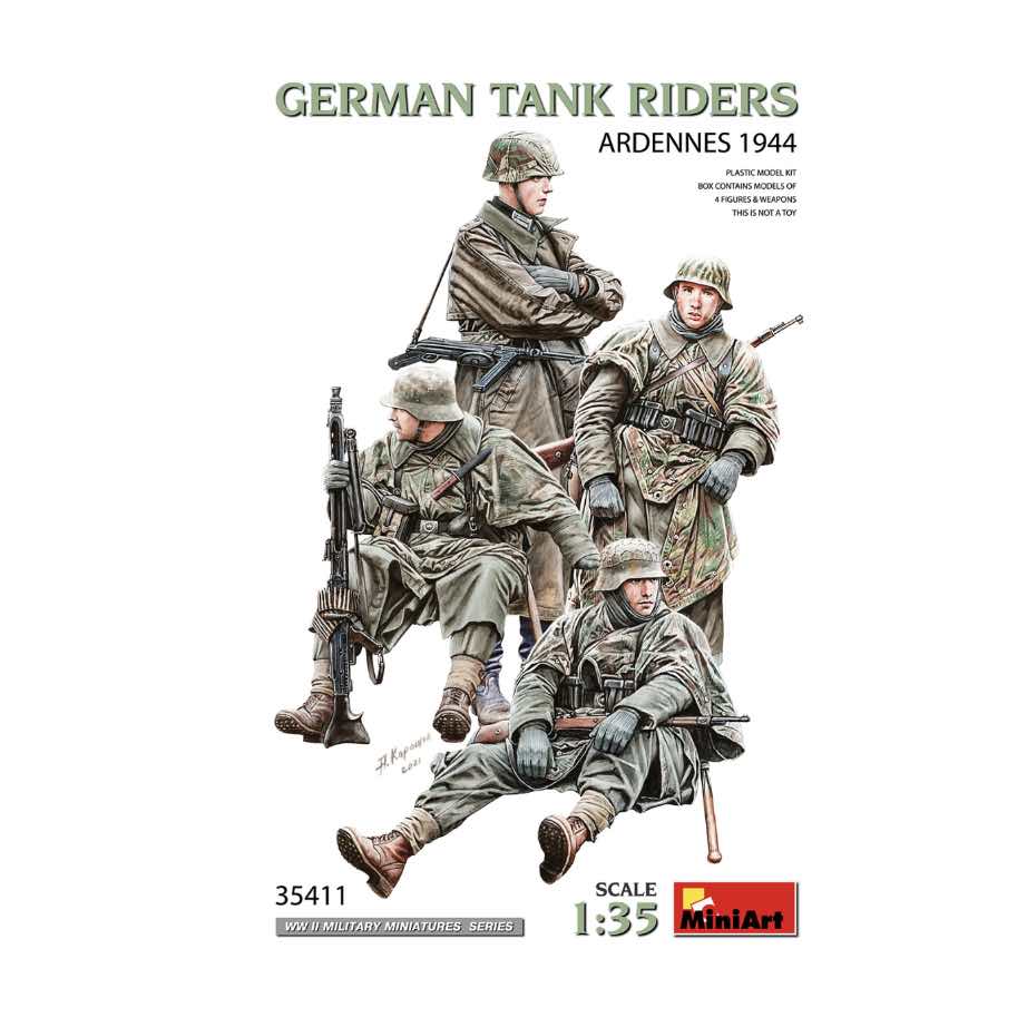 35411 German tank riders boxart