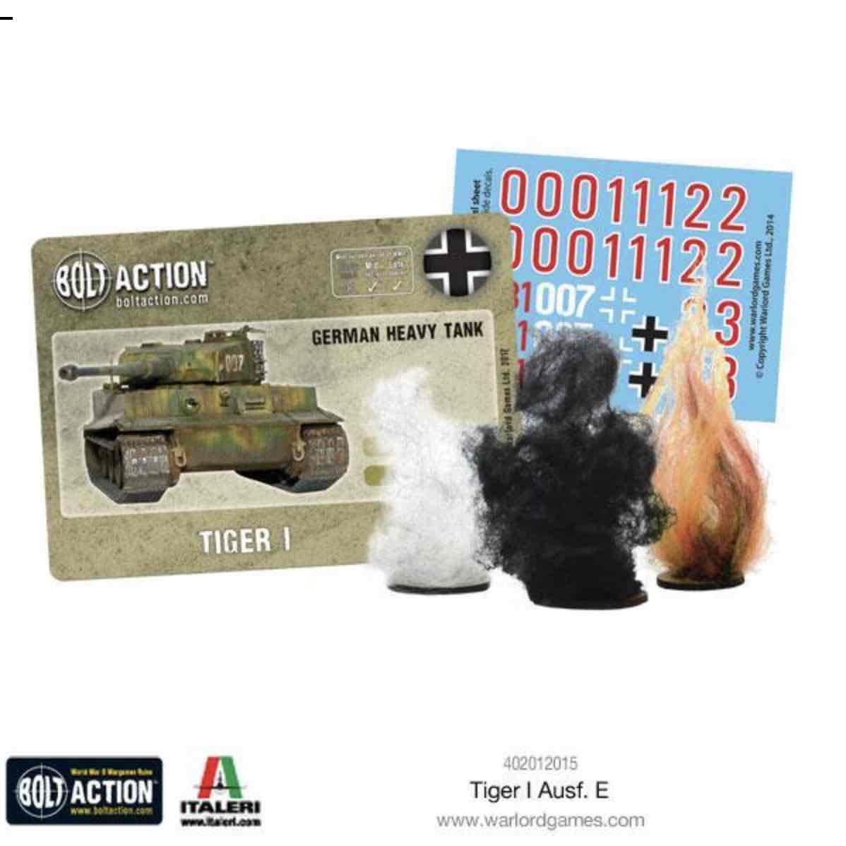 402012015 tiger I ausf E cards